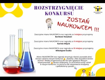 ROZSTRZYGNIĘCIE KONKURSU 